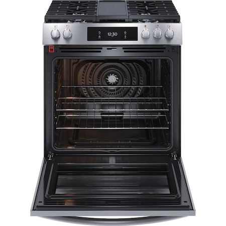 Frigidaire Frigidaire Gallery 30-in. Stainless Steel Gas Range GCFG3060BF